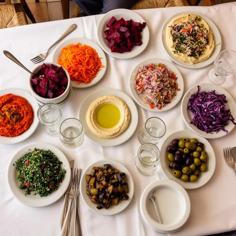 מנת סלטים לסועד, ללא מנה עיקרית